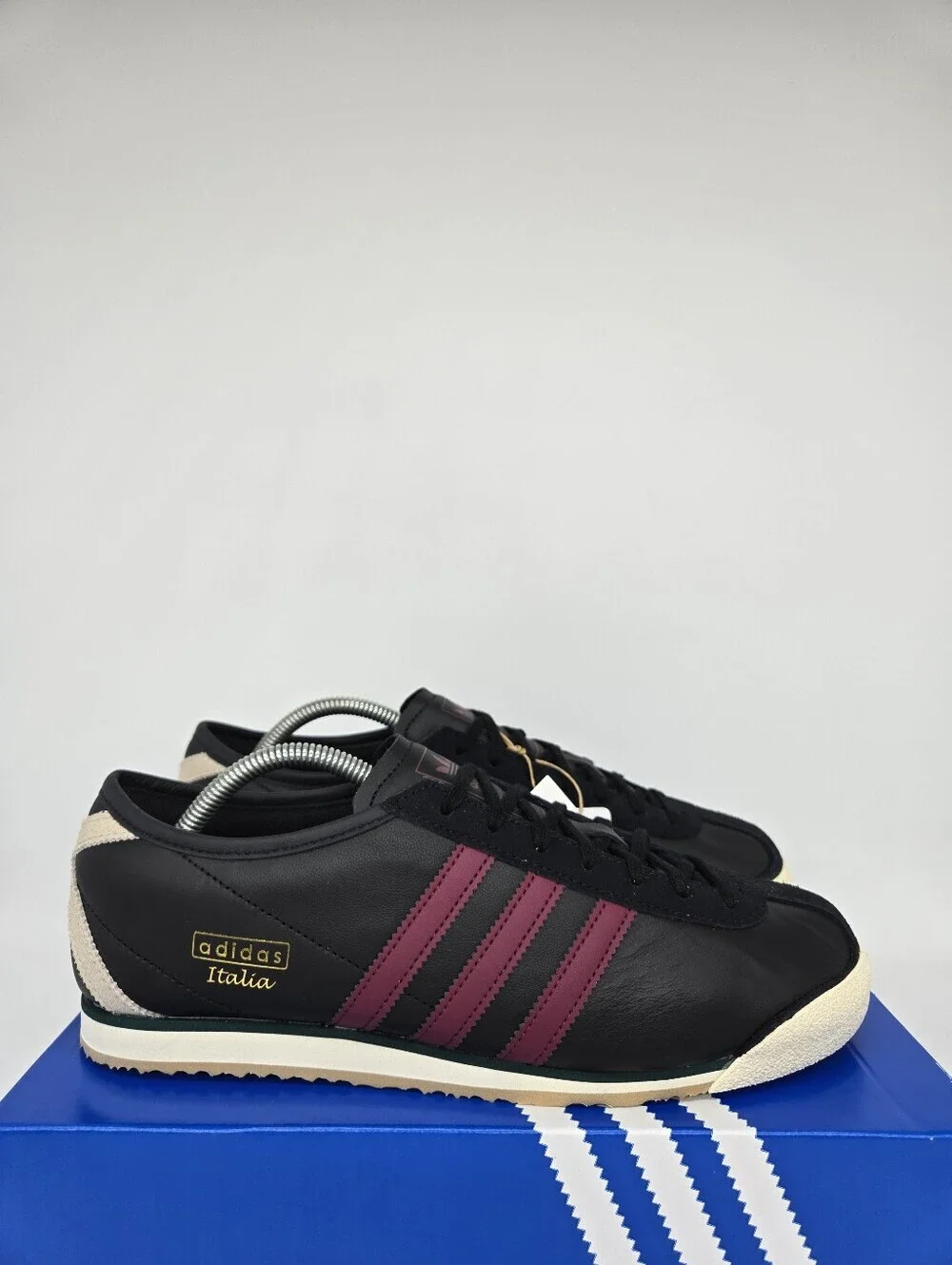 adidas Men's Italia 70s IH9100 Core Black Shadow Red Wonder Beige Shoes Size 12